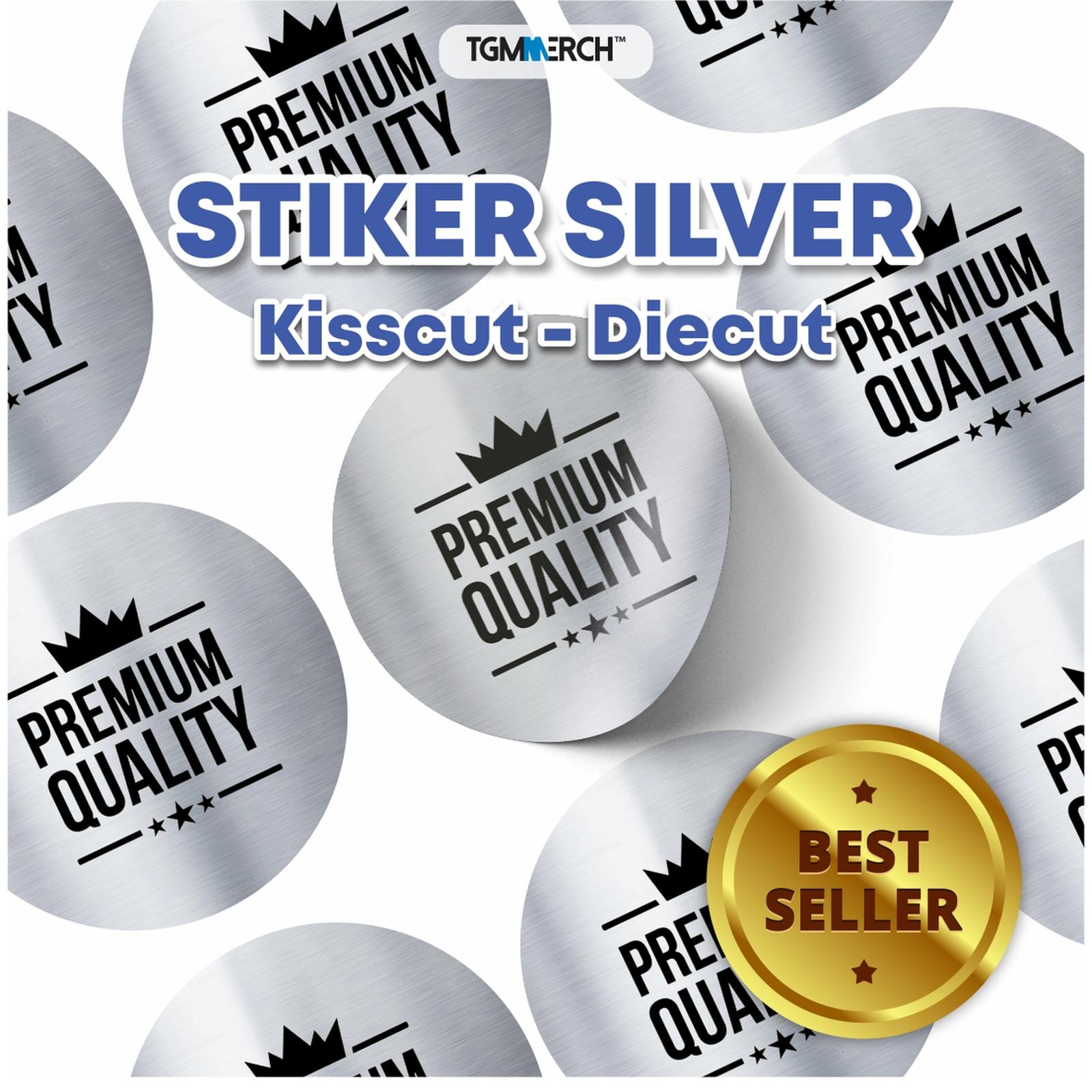 Stiker Silver Matt