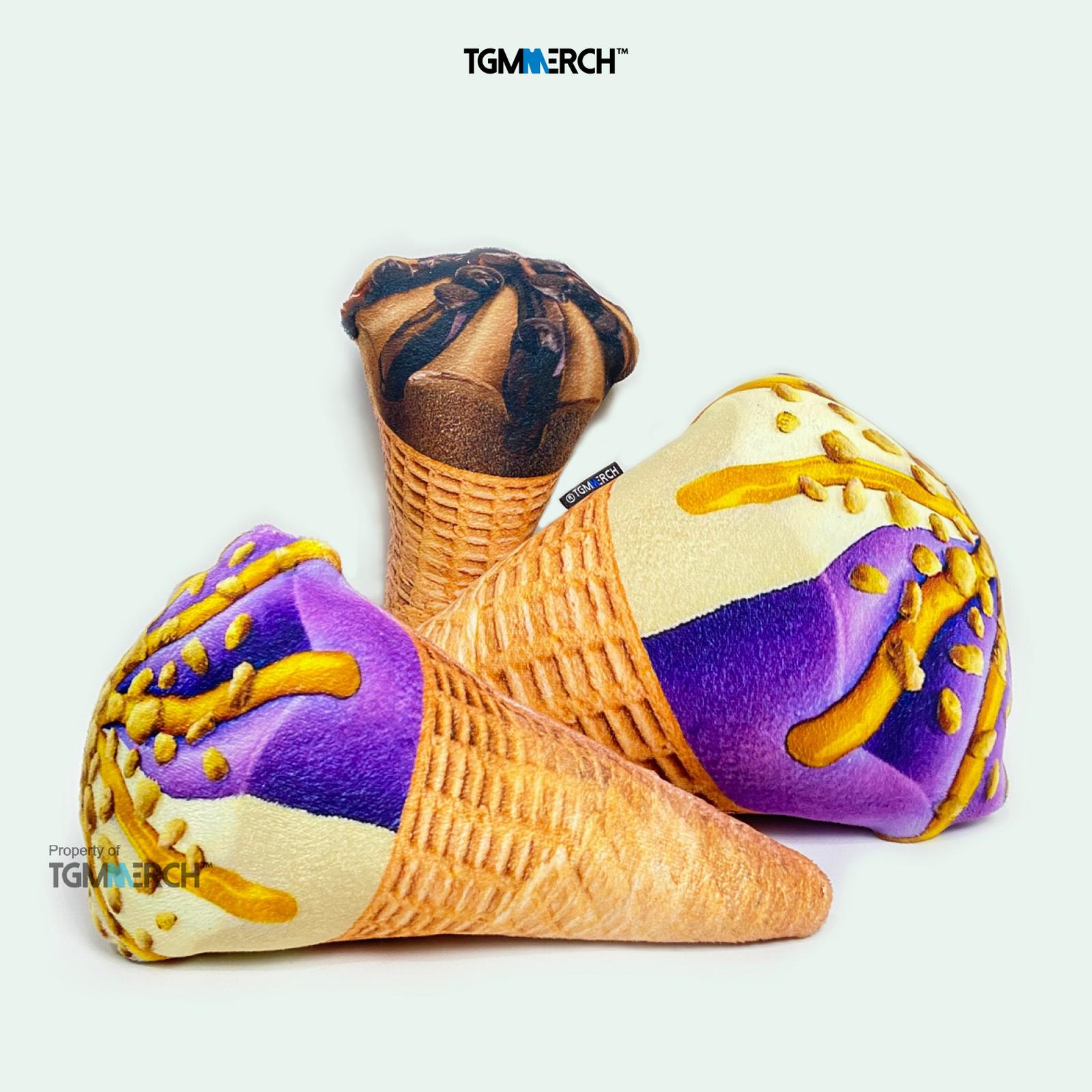TGM MERCH - Bantal/guling Boneka Jumbo Motif Es Krim Cone